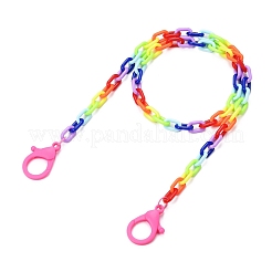 Personalized Acrylic Cable Chain Necklaces&nbsp;NJEW-JN02899