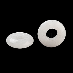 Natural White Jade European Beads&nbsp;G-C134-01F