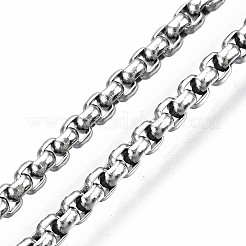 Non-Tarnish 3.28 Feet 304 Stainless Steel Venetian Chains&nbsp;X-CHS-S009-001