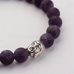 Natural Gemstone Beads Stretch Bracelets&nbsp;BJEW-JB02446