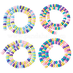 4Strands 2 Styles Handmade Polymer Clay Beads Strands&nbsp;CLAY-TA0002-08