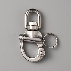 304 Stainless Steel Swivel Clasps&nbsp;STAS-WH0029-43P