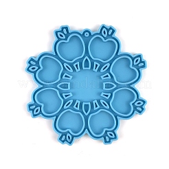 DIY Christmas Snowflake Pendant Food Grade Silicone Molds&nbsp;XMAS-PW0001-011G