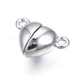 Brass Magnetic Clasps with Loops&nbsp;KK-N233-085P-NF