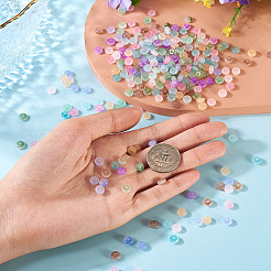 600Pcs 10 Colors Baking Paint Imitation Jade Glass Beads&nbsp;DGLA-TA0001-49