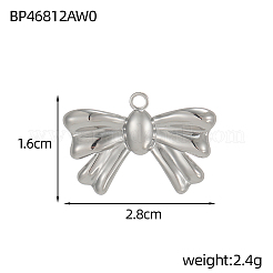 304 Stainless Steel Pendants&nbsp;STAS-OY002-69G