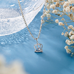 Anti-Tarnish 1Pc 925 Sterling Silver Micro Pave Cubic Zirconia Pendants&nbsp;STER-PH0001-24P