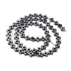Synthetic Non-Magnetic Hematite Beads Strands&nbsp;G-H303-B19