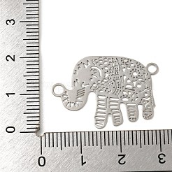 Rack Plating Brass Filigree Connector Charms&nbsp;KKC-D001-01P