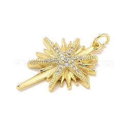 Brass Micro Pave Cubic Zirconia Pendants&nbsp;LS-KK-B124-08G-02