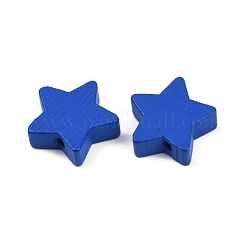 Spray Painted Wood Beads&nbsp;WOOD-F017-01D