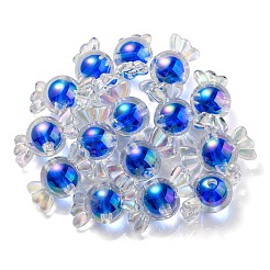 UV Plating Rainbow Iridescent Acrylic Beads&nbsp;PACR-E001-01B