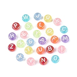 AB Color Plating Transparent Acrylic Beads&nbsp;TACR-Q013-04