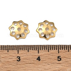 304 Stainless Steel Bead Caps&nbsp;STAS-P448-09N-G