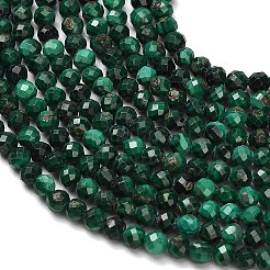 Natural Malachite Beads Strands&nbsp;G-C262-A02-3mm