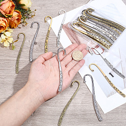24Pcs 4 Styles Zinc Alloy Bookmark Findings&nbsp;FIND-PA0001-73