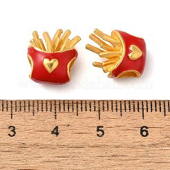 Cartoon Imitation Food Alloy Enamel European Beads&nbsp;FIND-U008-01G-A