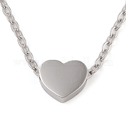 Non-Tarnish 304 Stainless Steel Pendant Necklaces&nbsp;NJEW-P001-10P-01