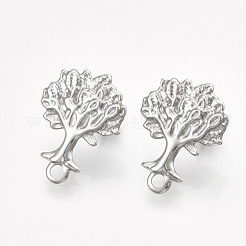 Non-Tarnish 304 Stainless Steel Stud Earring Findings&nbsp;X-STAS-T045-18P
