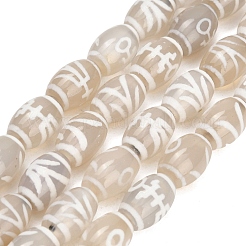 Tibetan Style dZi Beads Strands&nbsp;GG-CBA4812-C01-8X12MM