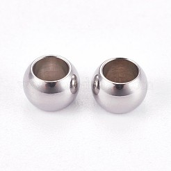 Tarnish Resistant 304 Stainless Steel Smooth Spacer Beads&nbsp;STAS-M006-02