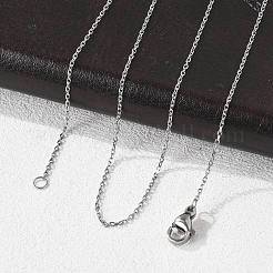 Tarnish Resistant 304 Stainless Steel Necklaces&nbsp;NJEW-F027-40-1mm