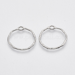 Alloy Open Back Bezel Pendants&nbsp;PALLOY-S121-82C-P