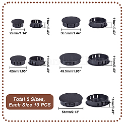 AHADEMAKER 50Pcs 5 Style Plastic Hole Plugs&nbsp;KY-GA0001-21B