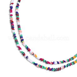Opaque Spray Painted Glass Bead Strands&nbsp;GLAA-N047-04A