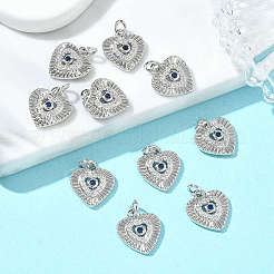 SHEGRACE Brass Cubic Zirconia Pendants&nbsp;XGRQ3K929-531P