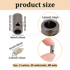 Zinc Alloy Cord Ends&nbsp;FIND-NB0005-72