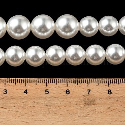 Electroplate Glass Imitation Pearl Beads Strands&nbsp;EGLA-A049-02