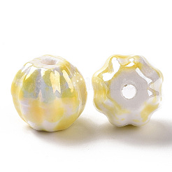 Handmade Pearlized Porcelain Beads&nbsp;PORC-G010-02A