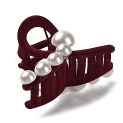Flocking Plastic Claw Hair Clip&nbsp;LS-PHAR-D015-02A