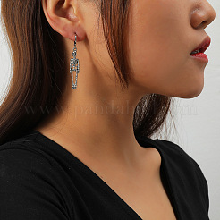 Alloy Skeleton Hoop Earrings&nbsp;PO8955
