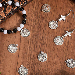 50Pcs Tibetan Style Alloy Pendants&nbsp;TIBEP-SC0003-23