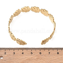 304 Stainless Steel Open Cuff Bangles for Women&nbsp;SA-CBAD2D2-02G