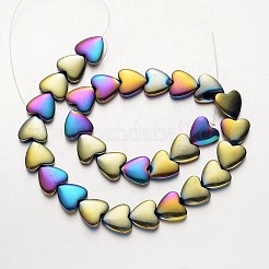 Electroplate Non-magnetic Synthetic Hematite Bead Strands&nbsp;G-F300-22E-02