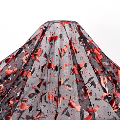Halloween Bronzing Polyester Fabric&nbsp;OCOR-WH0067-98