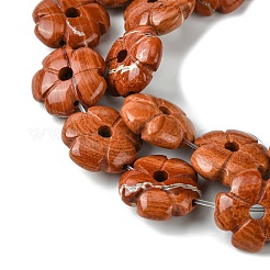 Natural Red Jasper Beads Strands&nbsp;G-H023-B04-01