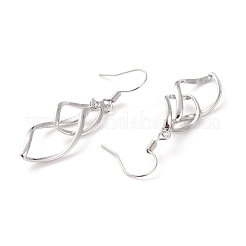 Brass Dangle Earrings&nbsp;EJEW-B002-01P