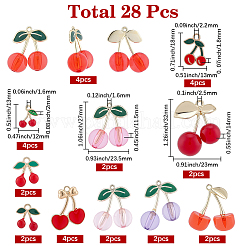 DIY Cherry Pendants Findings Kits&nbsp;DIY-BM0001-07