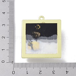 Rack Plating Alloy Enamel Pendants&nbsp;FIND-I038-15