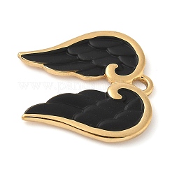 304 Stainless Steel Enamel Pendants&nbsp;STAS-P404-09G-02