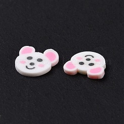 Handmade Polymer Clay Cabochons&nbsp;CLAY-A002-06
