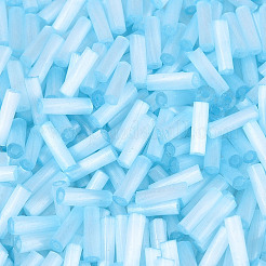 Glass Bugle Beads&nbsp;X-SEED-N007-28H