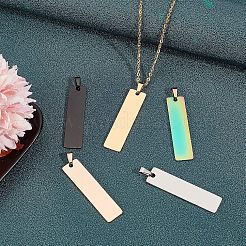 10Pcs 5 Colors PVD Vacuum Plating 304 Stainless Steel Pendants&nbsp;STAS-UN0018-33