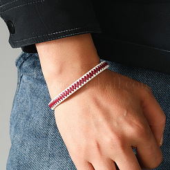 Imitation Leather Cord Braided Bracelets&nbsp;FS-WGFB3DB-01