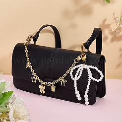 Alloy Star/Bowknot/Heart Charm Cable Chain Bag Decorative Chains&nbsp;HJEW-PH02313