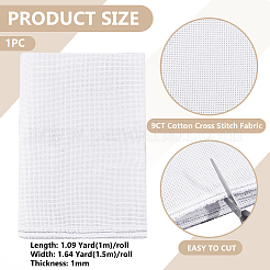 9CT Cotton Cross Stitch Fabric&nbsp;DIY-WH0591-281
